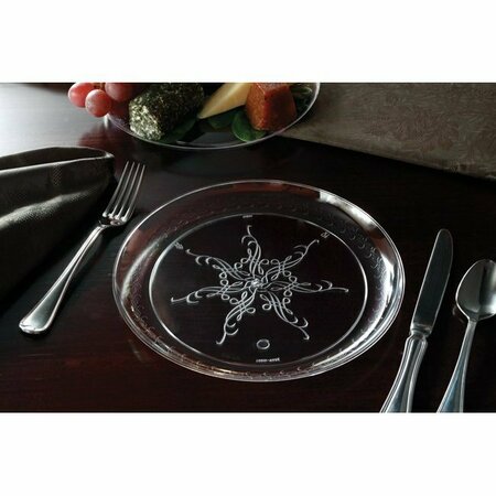 EMI YOSHI Caterers Collections Dinner Plate Clear 9 in. Round, 20PK EMI-CC009C